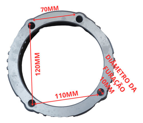 Flange Frontal Alternador De Gerador De Energia Buffalo