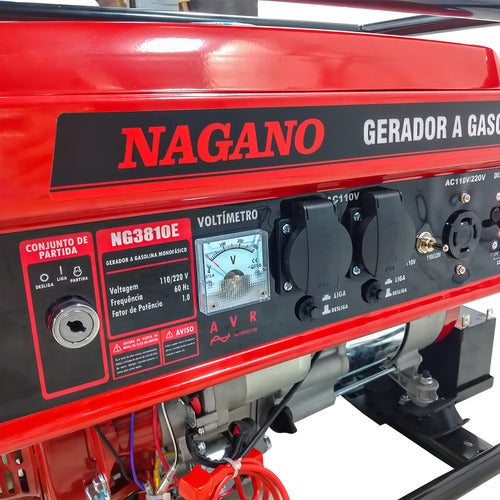 Gerador Portátil Nagano Ng3810e 3000w Monofásico Com Tecno