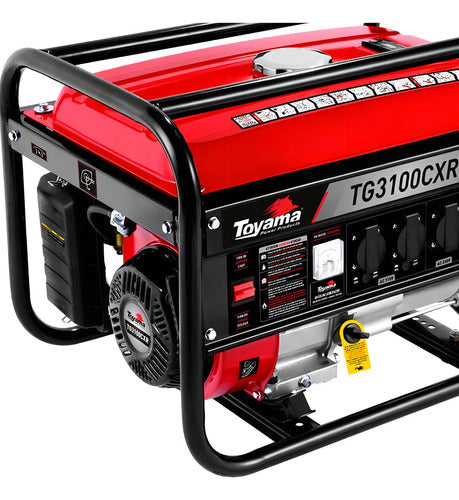 Gerador Portátil Toyama Tg3100cxr-bivolt 3.1 Kw Monofásico