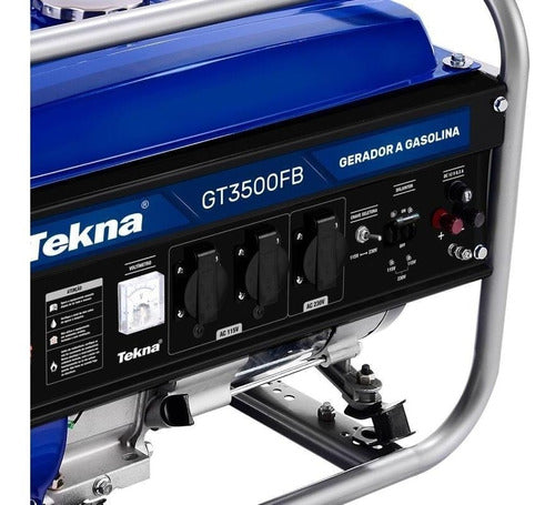 Gerador Portátil Tekna Gt3500fb 3100w Monofásico Com Tecno