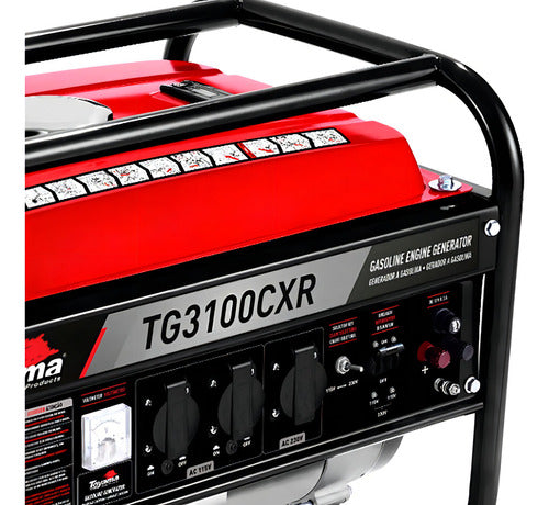 Gerador Portátil Toyama Tg3100cxr-bivolt 3.1 Kw Monofásico